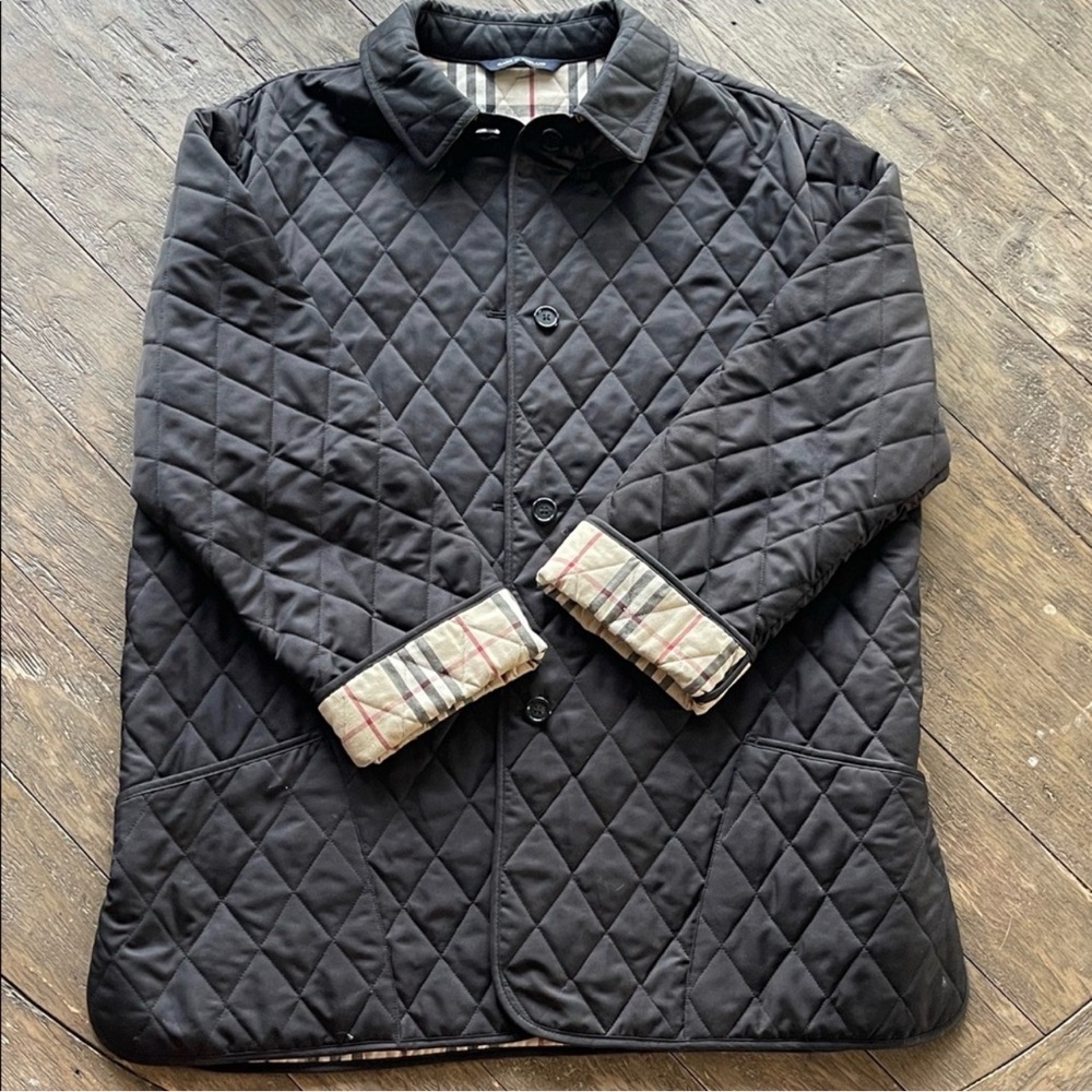 Burberry Black Quilted Jacket